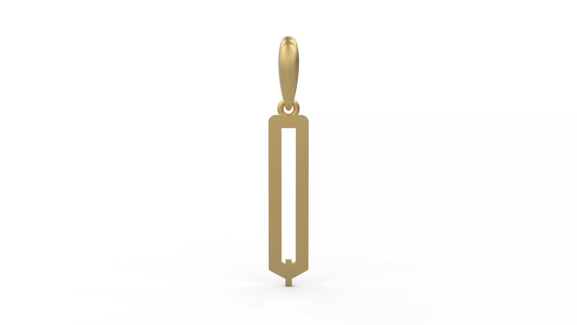 Initial Letters Pendant Crepitus Q 3D print model_0