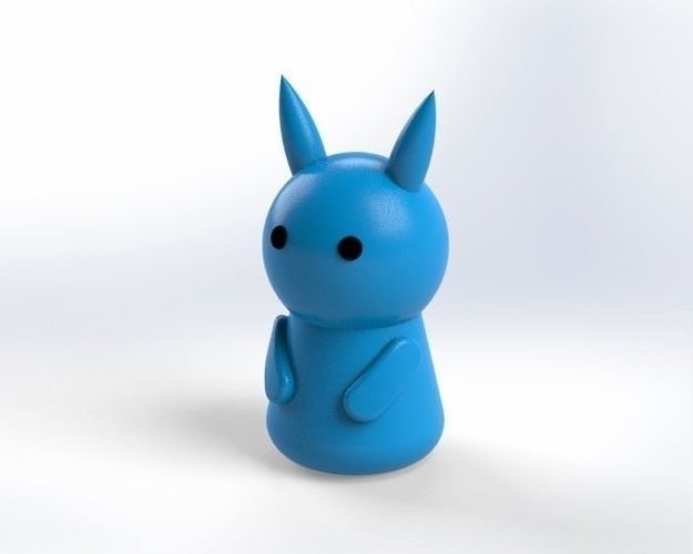 Rabbit Toy 3D print model