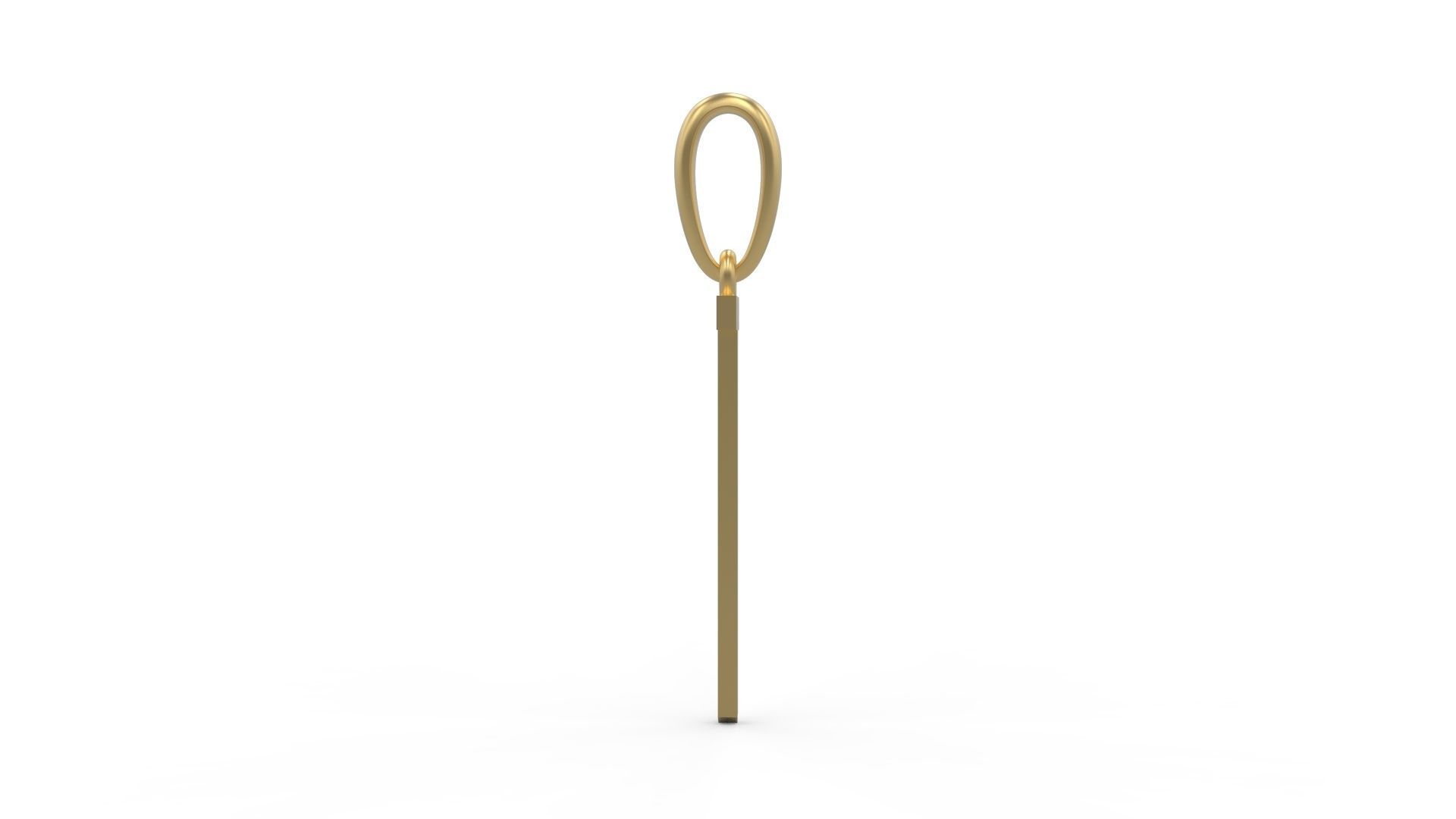 Initial Letters Pendant Crepitus T 3D print model_2