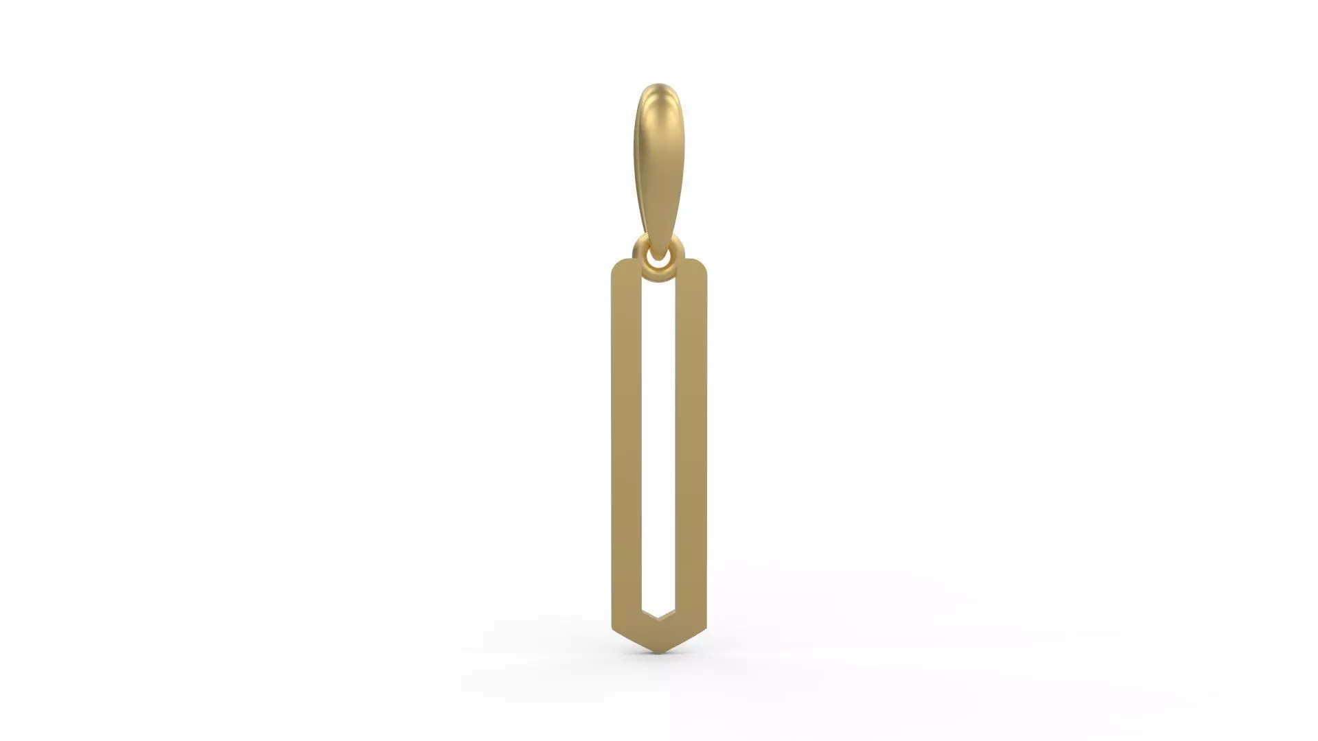 Initial Letters Pendant Crepitus U 3D print model_0