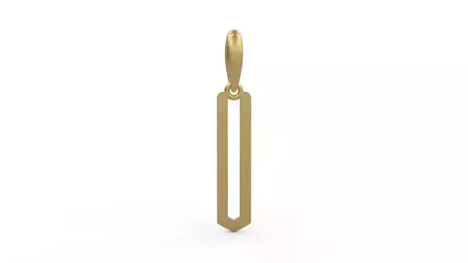 Initial Letters Pendant Crepitus U