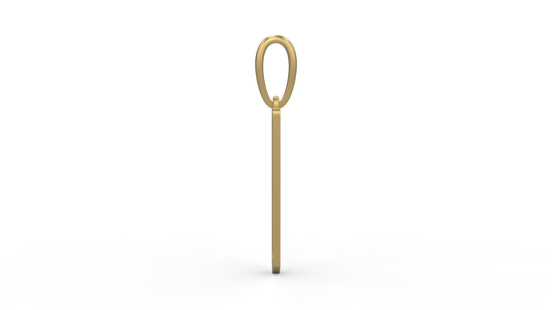 Initial Letters Pendant Crepitus U 3D print model_2