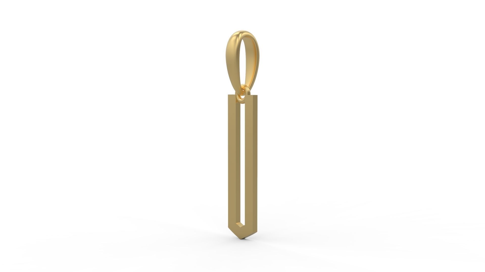 Initial Letters Pendant Crepitus V 3D print model_1