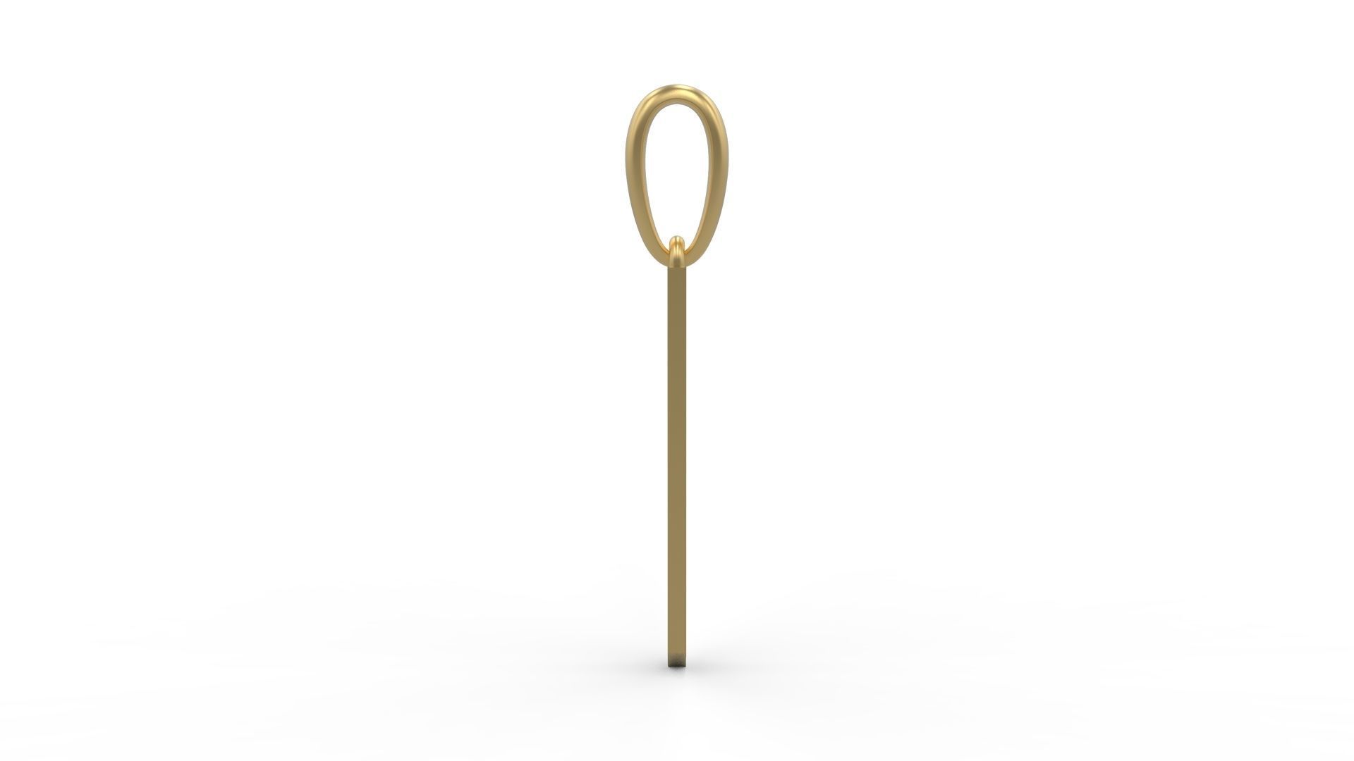 Initial Letters Pendant Crepitus V 3D print model_2