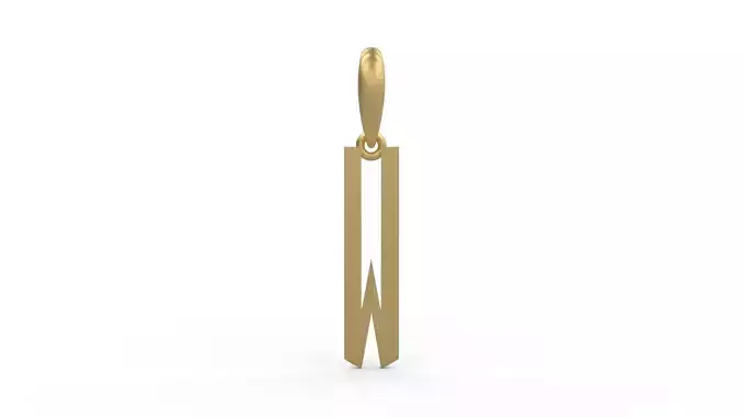 Initial Letters Pendant Crepitus W