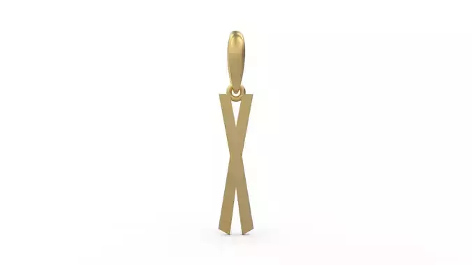 Initial Letters Pendant Crepitus X