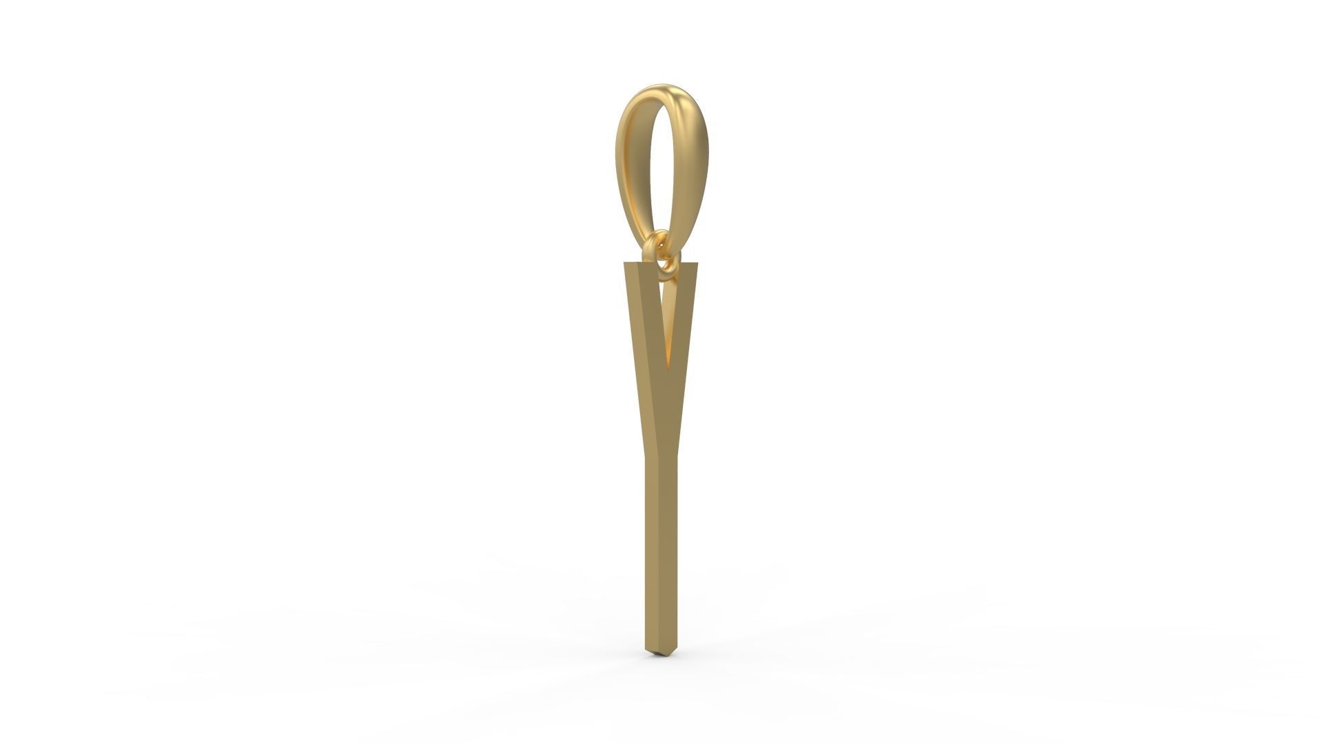 Initial Letters Pendant Crepitus Y 3D print model_3