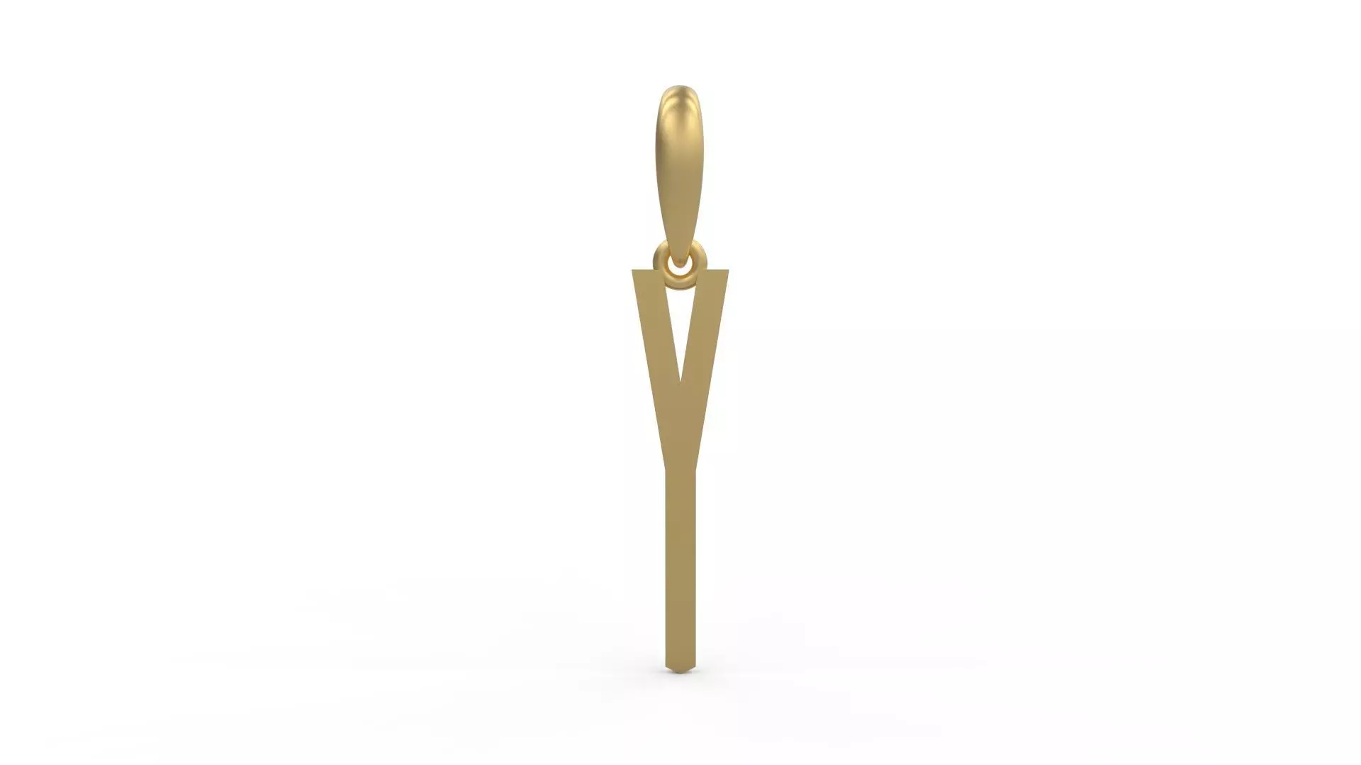 Initial Letters Pendant Crepitus Y 3D print model_0