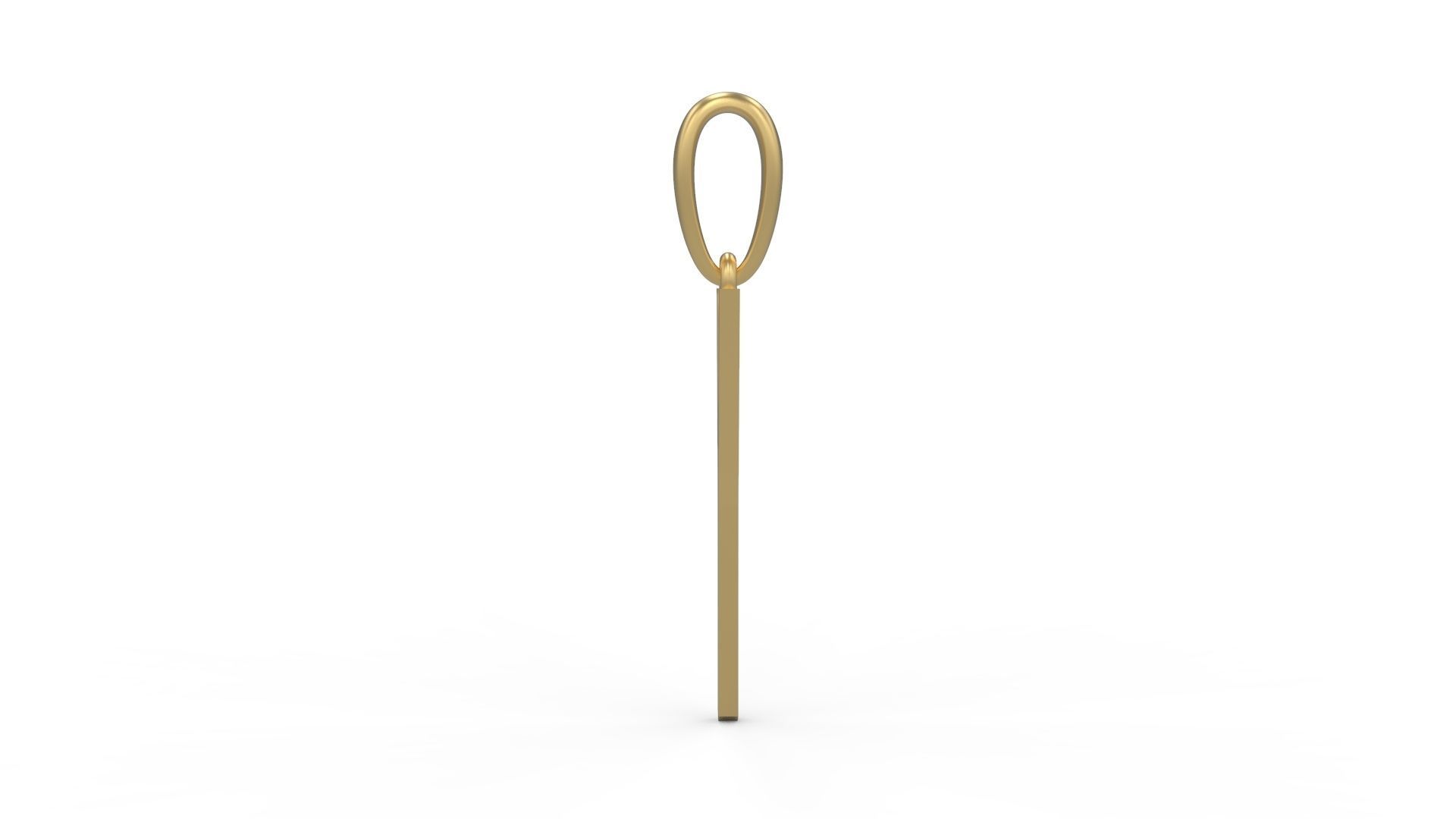 Initial Letters Pendant Crepitus Y 3D print model_2