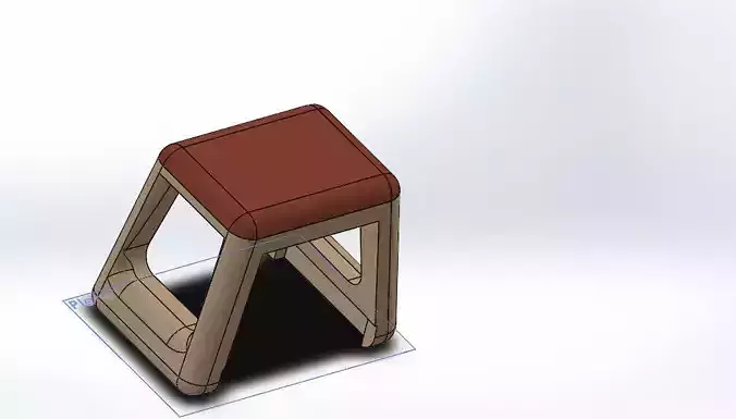 a chair stool with seat