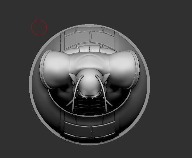 kaio sama dragon ball sculpture 3D print model_8