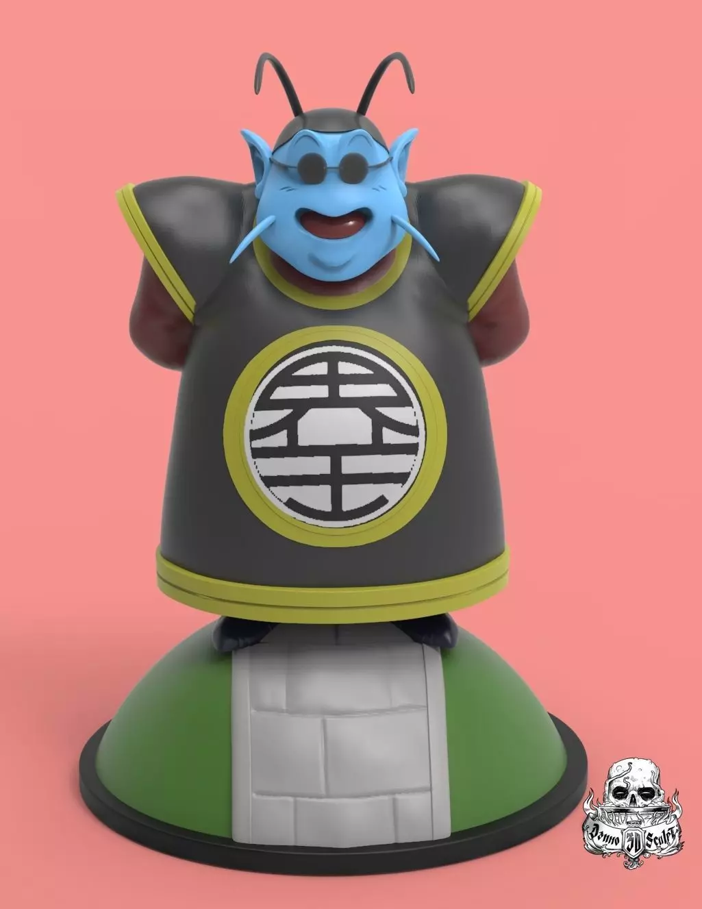 kaio sama dragon ball sculpture 3D print model_0