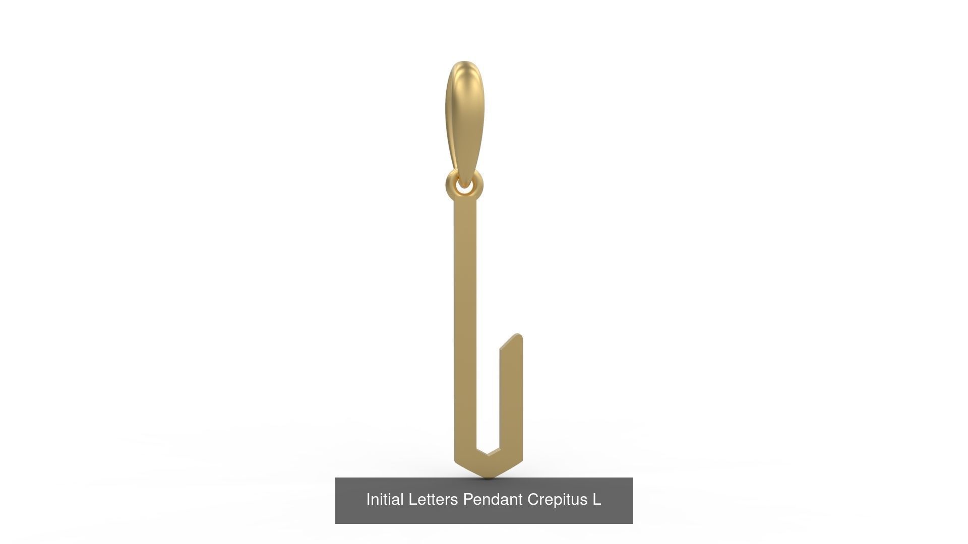 Initial Letters Pendant Alphabets Crepitus 3D Model Collection_14