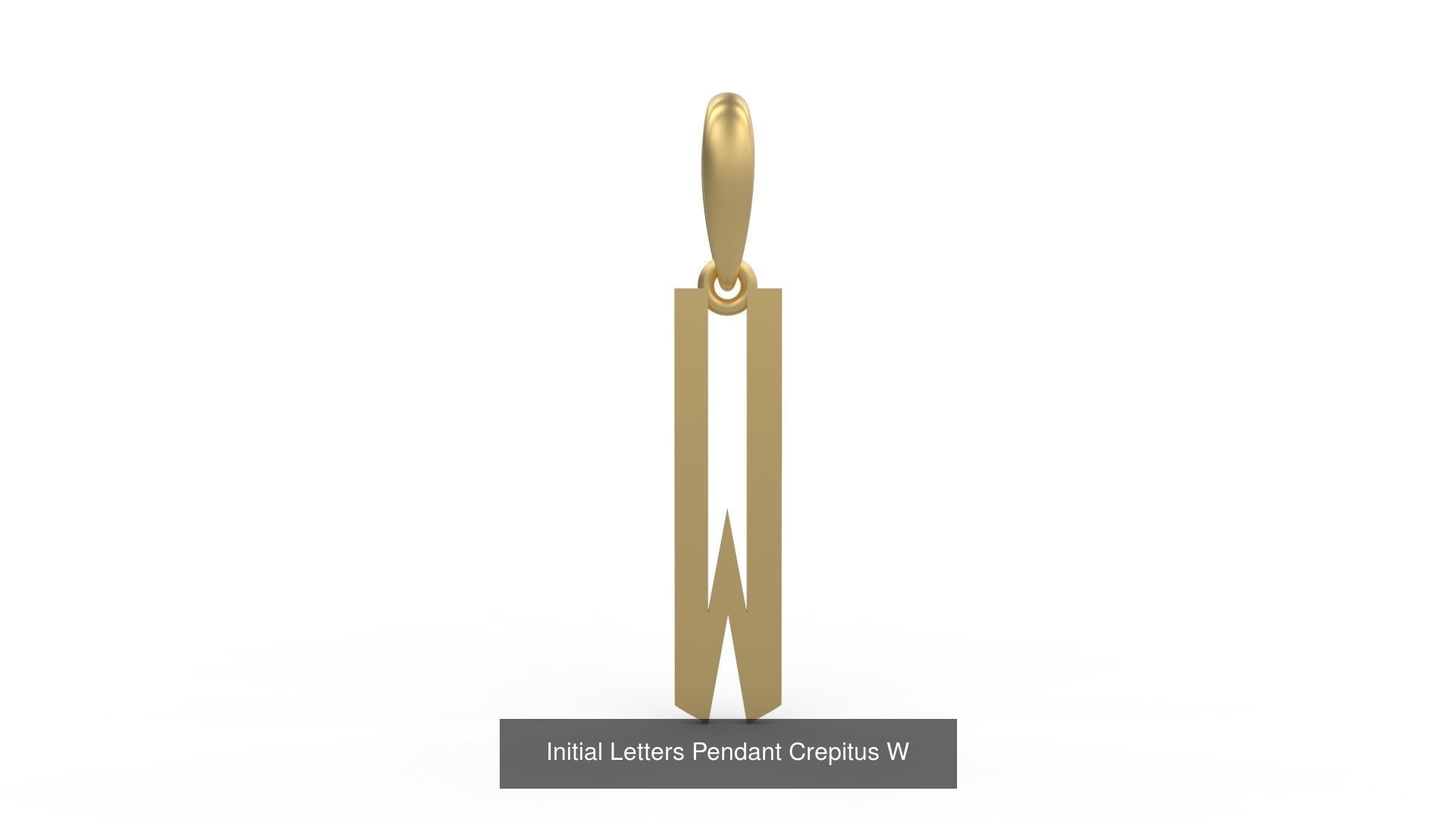 Initial Letters Pendant Alphabets Crepitus 3D Model Collection_25
