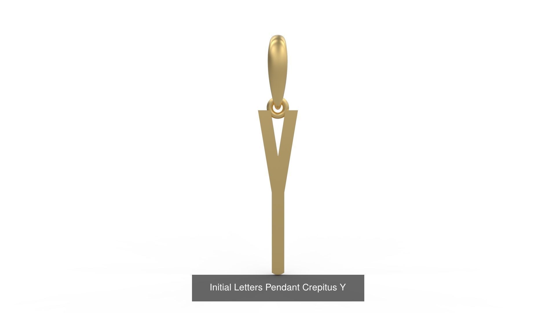 Initial Letters Pendant Alphabets Crepitus 3D Model Collection_27