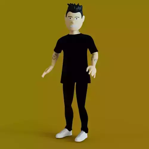 Rigged Character cartoon