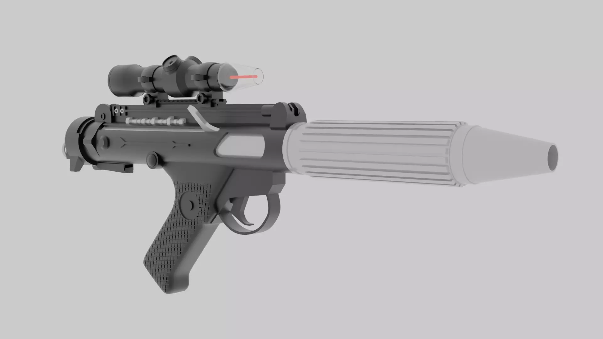 DH-17 Blaster 3D model_0