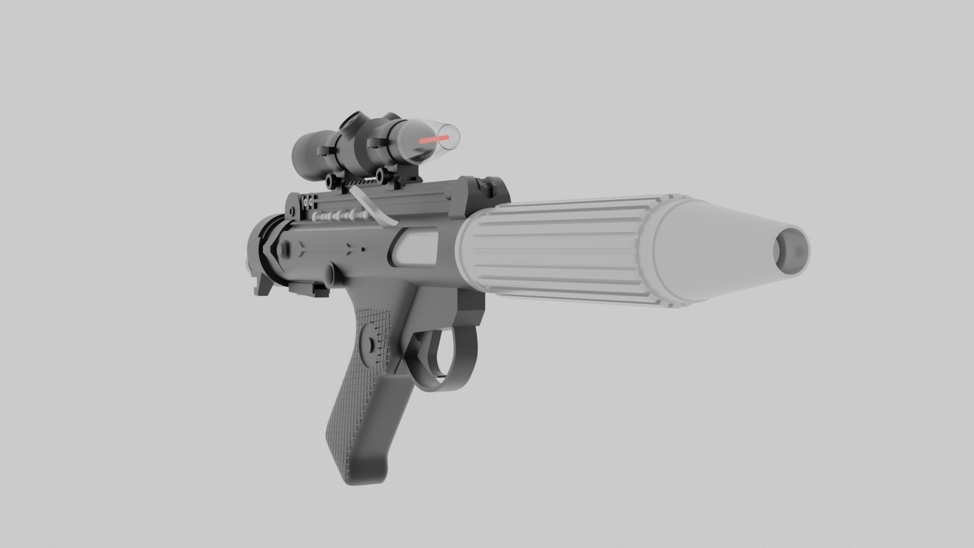DH-17 Blaster 3D model_3
