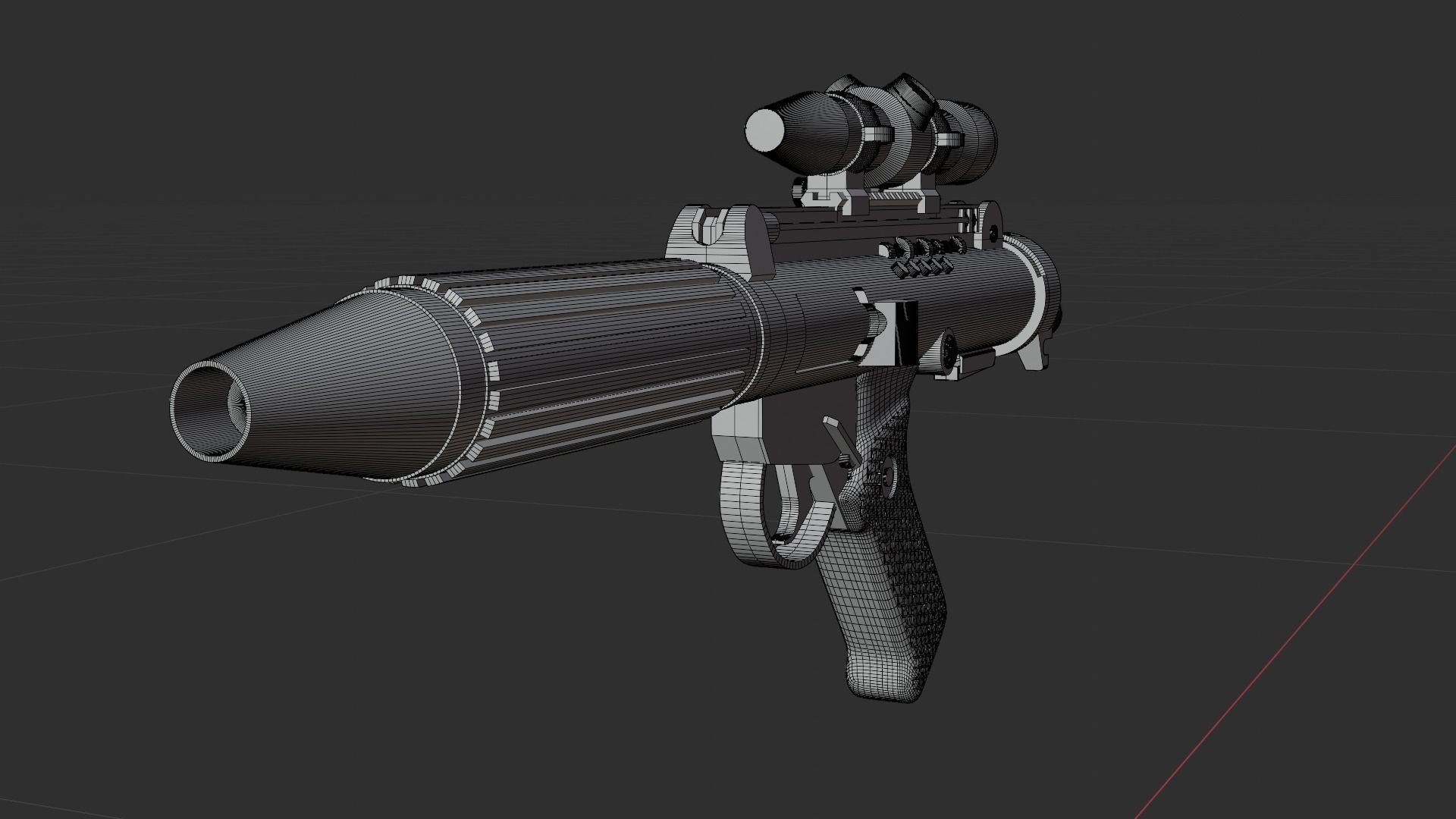 DH-17 Blaster 3D model_6