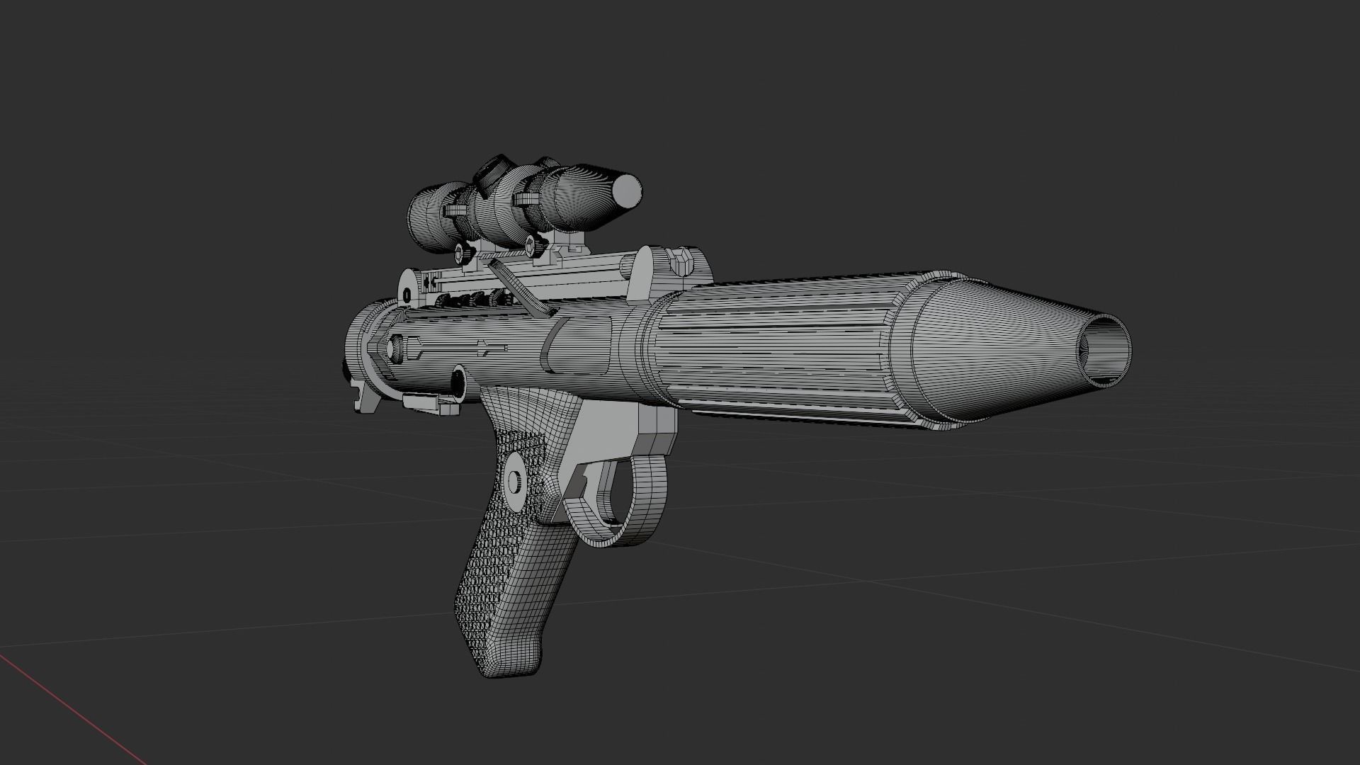 DH-17 Blaster 3D model_4
