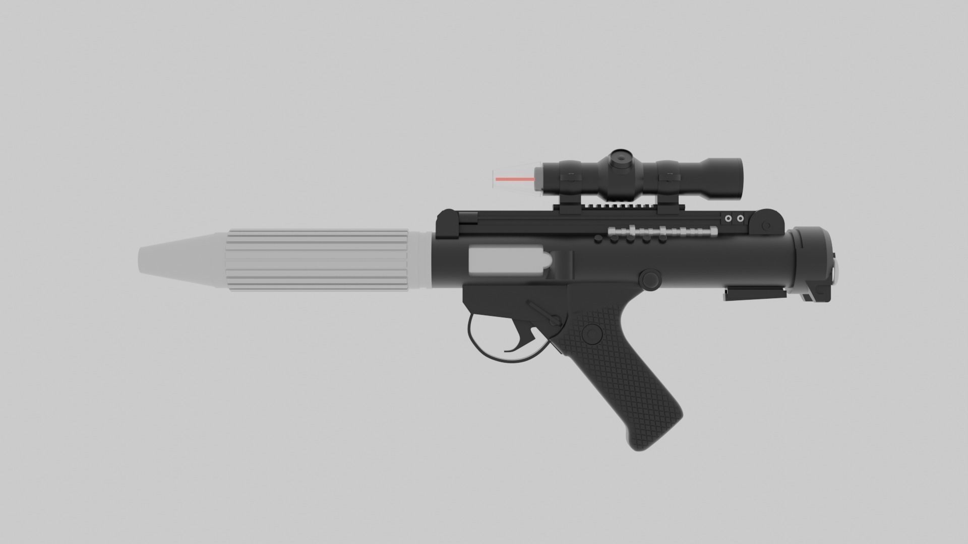 DH-17 Blaster 3D model_1