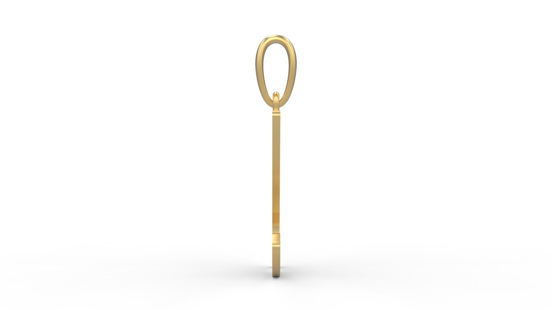 Initial Letters Pendant Deutsch Gothic C 3D print model_2