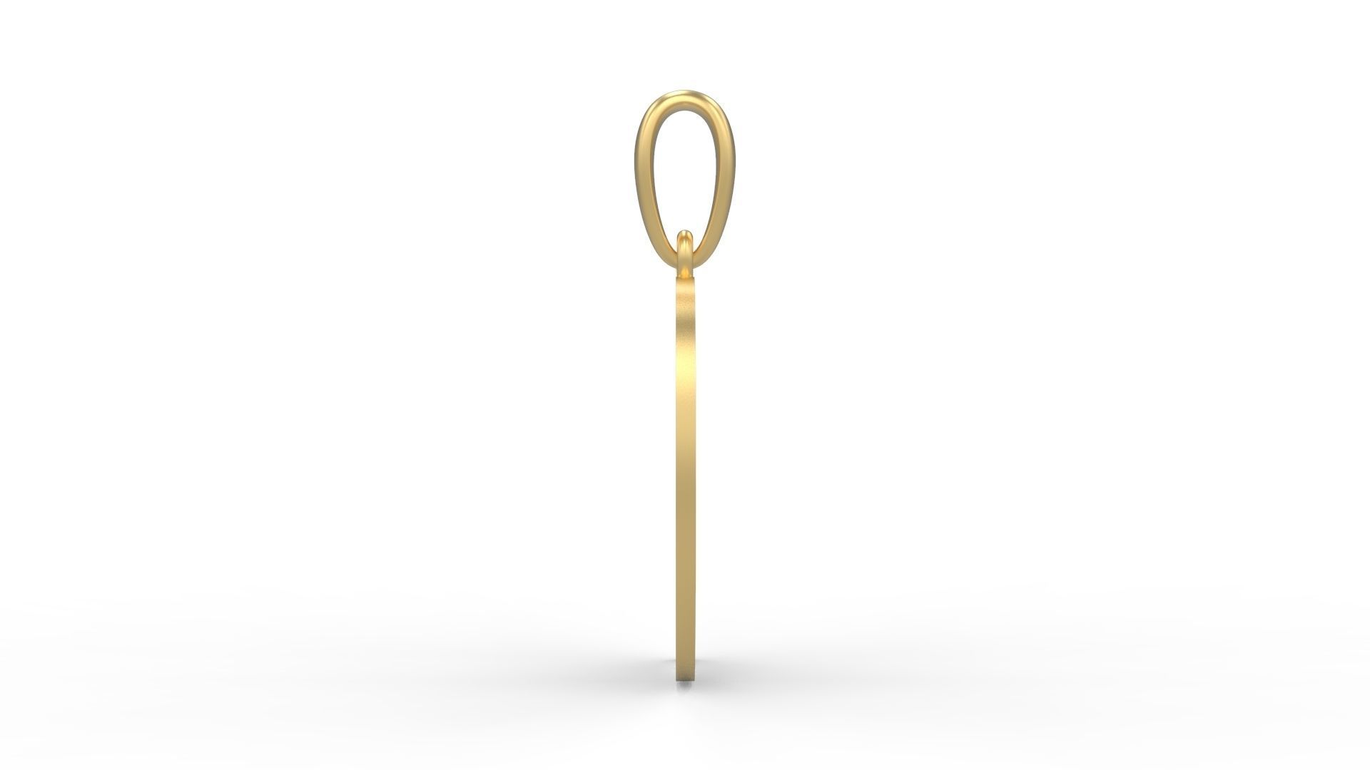 Initial Letters Pendant Deutsch Gothic D 3D print model_2