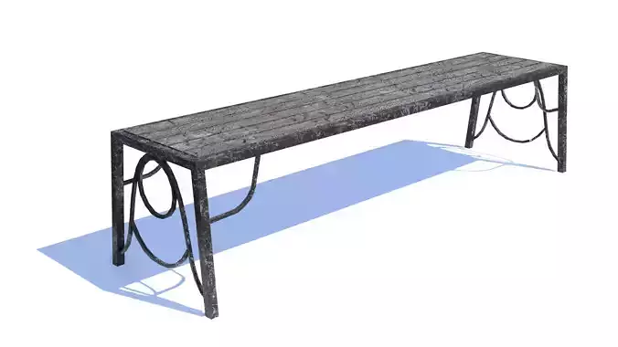 Old Rusty Bench