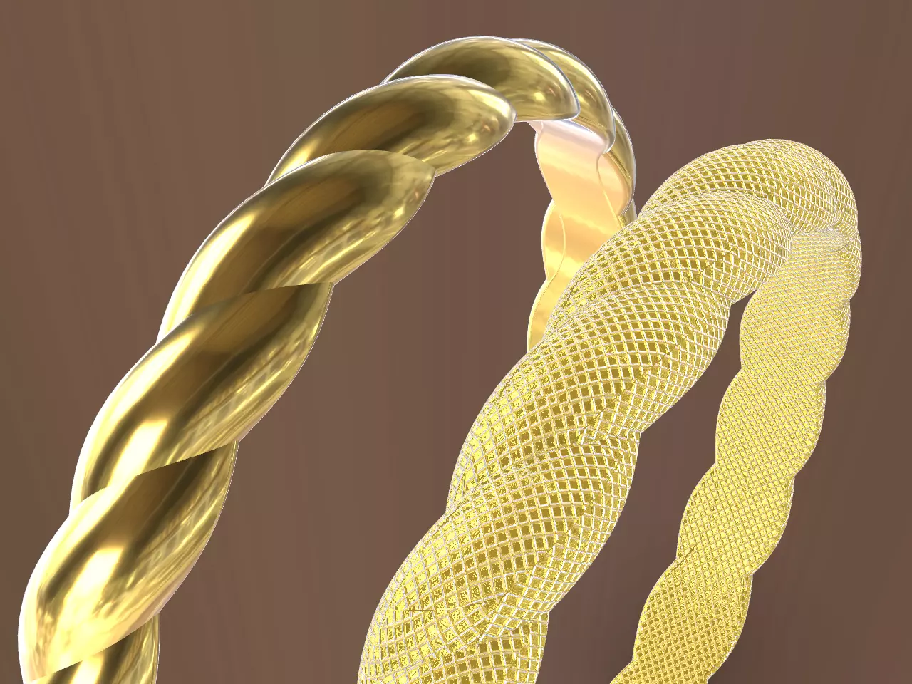 very classic rope band Stl file verified 3D print model