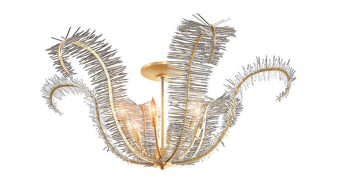 Calais Large Semi-Flush 3D model