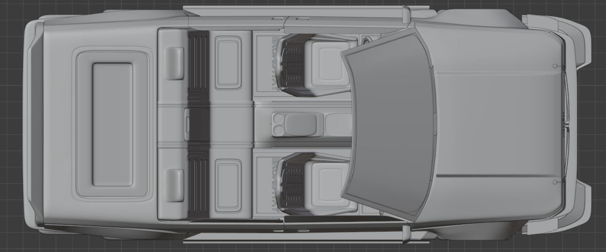 Renault broadway custom cabrio 3D model_9
