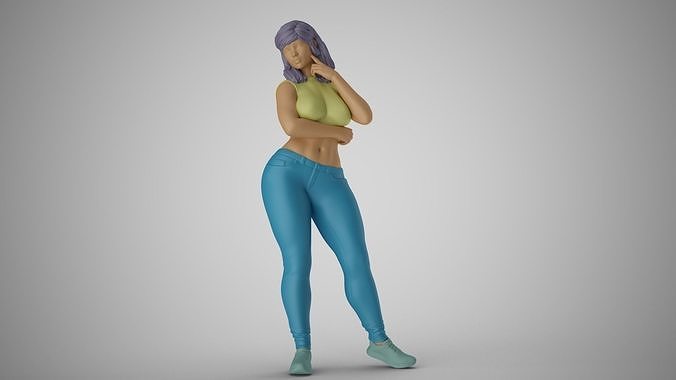 Girl Unwilling to Reconcile 3D print model