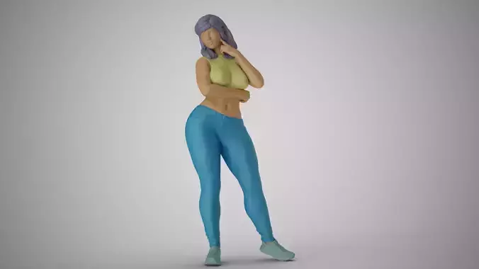 Girl Unwilling to Reconcile 3D print model