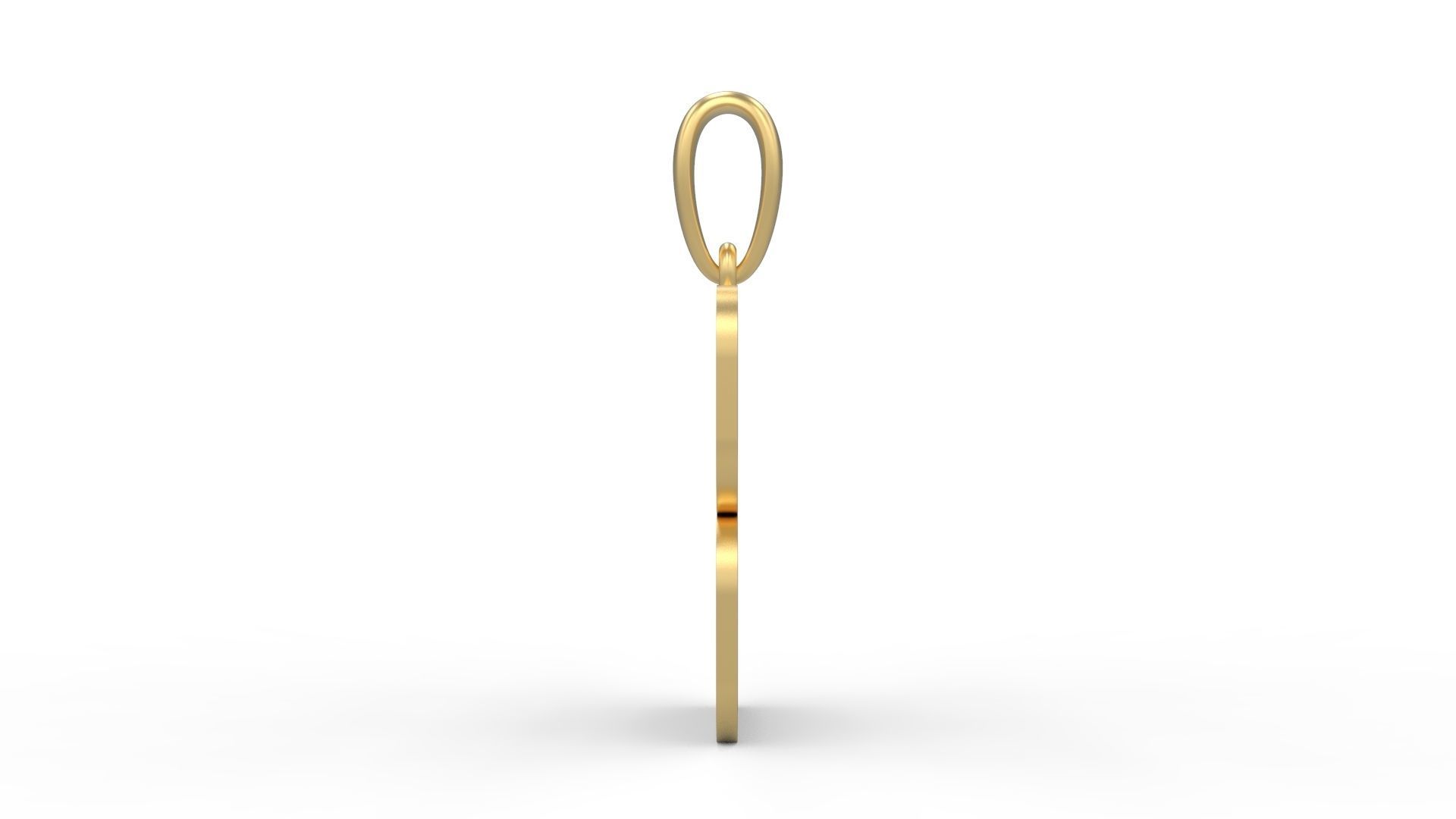 Initial Letters Pendant Discomobile 1972 B 3D print model_2