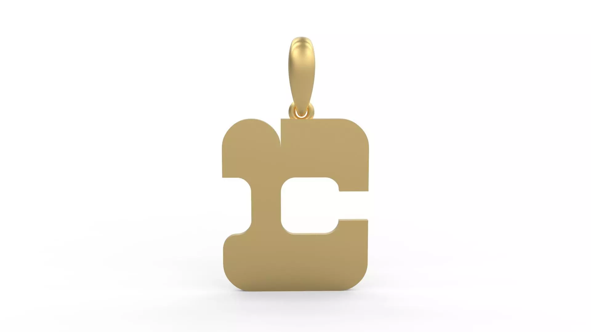 Initial Letters Pendant Discomobile 1972 C 3D print model