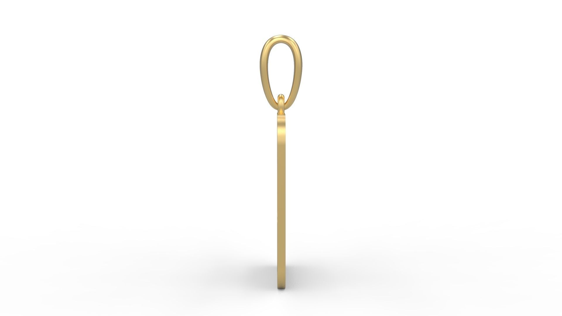 Initial Letters Pendant Discomobile 1972 D 3D print model_2