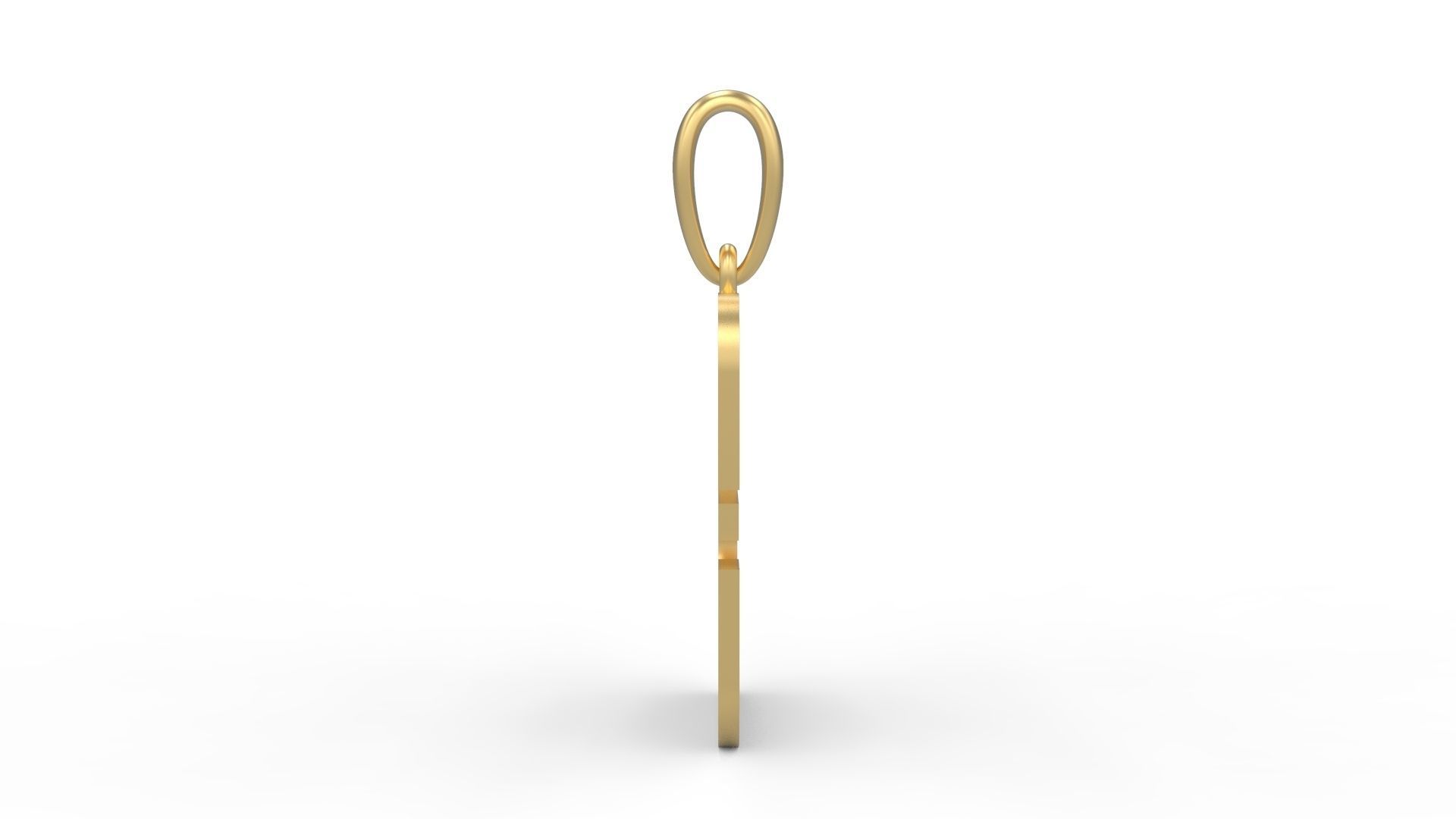 Initial Letters Pendant Discomobile 1972 E 3D print model_2