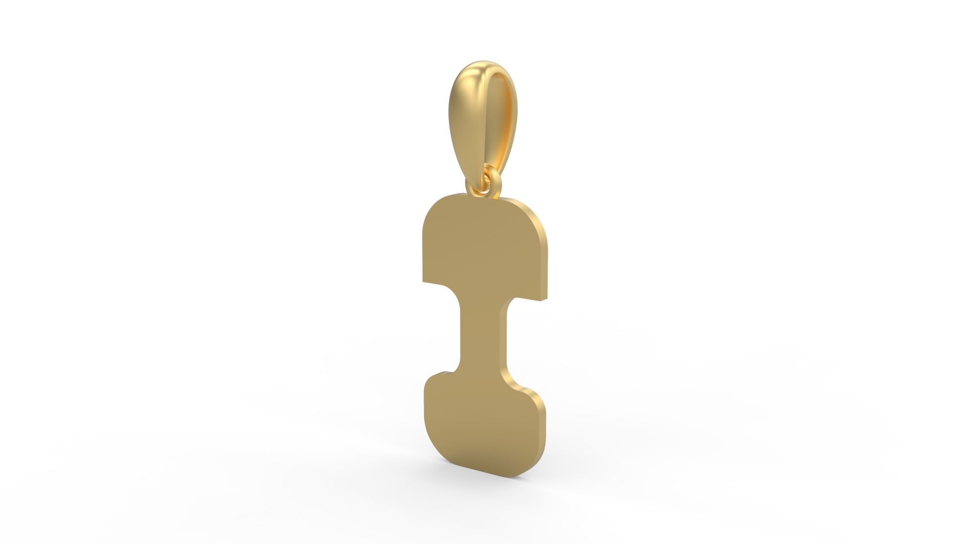 Initial Letters Pendant Discomobile 1972 I 3D print model_1