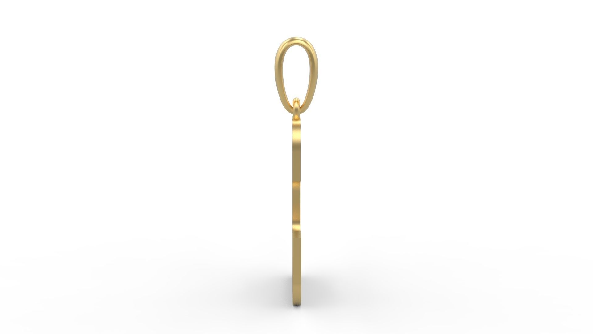 Initial Letters Pendant Discomobile 1972 J 3D print model_2