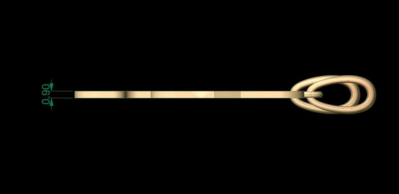 Initial Letters Pendant Discomobile 1972 J 3D print model_4