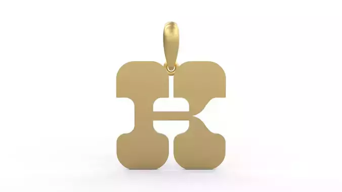 Initial Letters Pendant Discomobile 1972 K