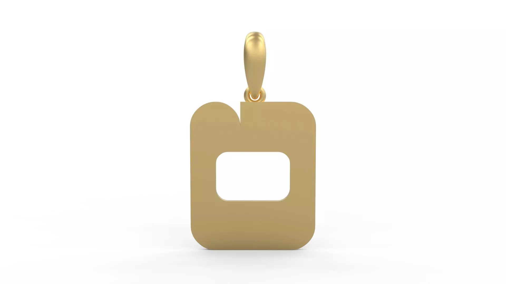 Initial Letters Pendant Discomobile 1972 O 3D print model