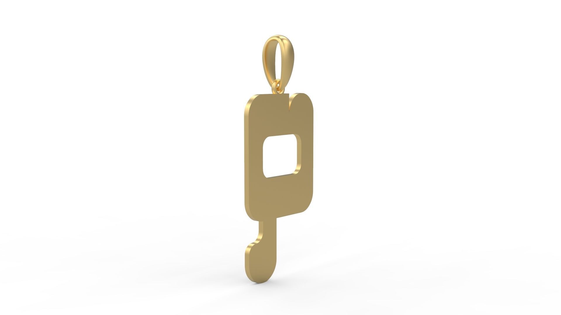 Initial Letters Pendant Discomobile 1972 Q 3D print model_3