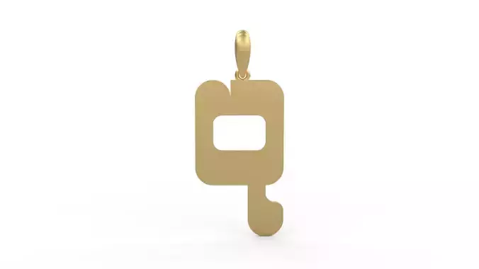 Initial Letters Pendant Discomobile 1972 Q