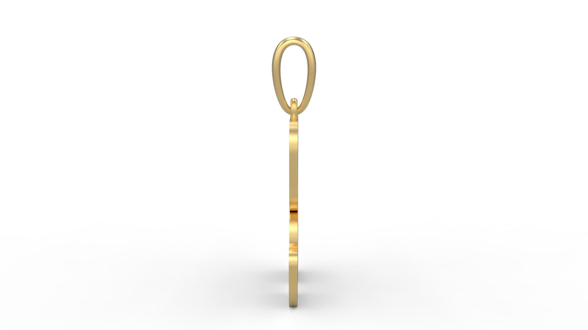 Initial Letters Pendant Discomobile 1972 R 3D print model_2