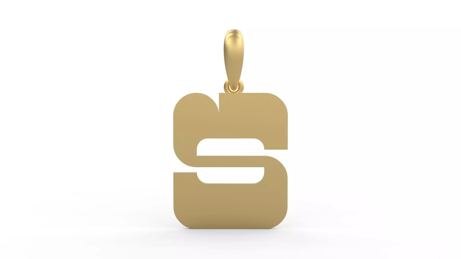 Initial Letters Pendant Discomobile 1972 S 3D print model