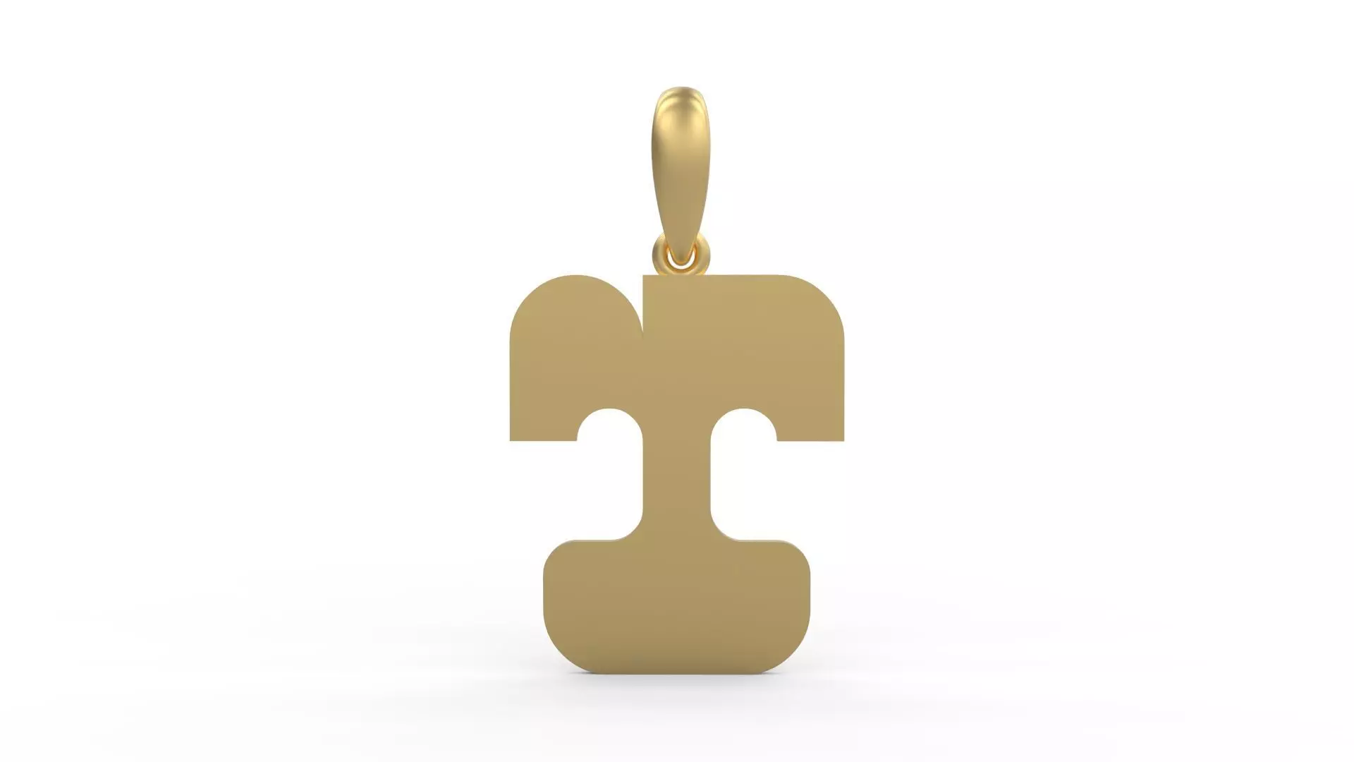 Initial Letters Pendant Discomobile 1972 T 3D print model_0