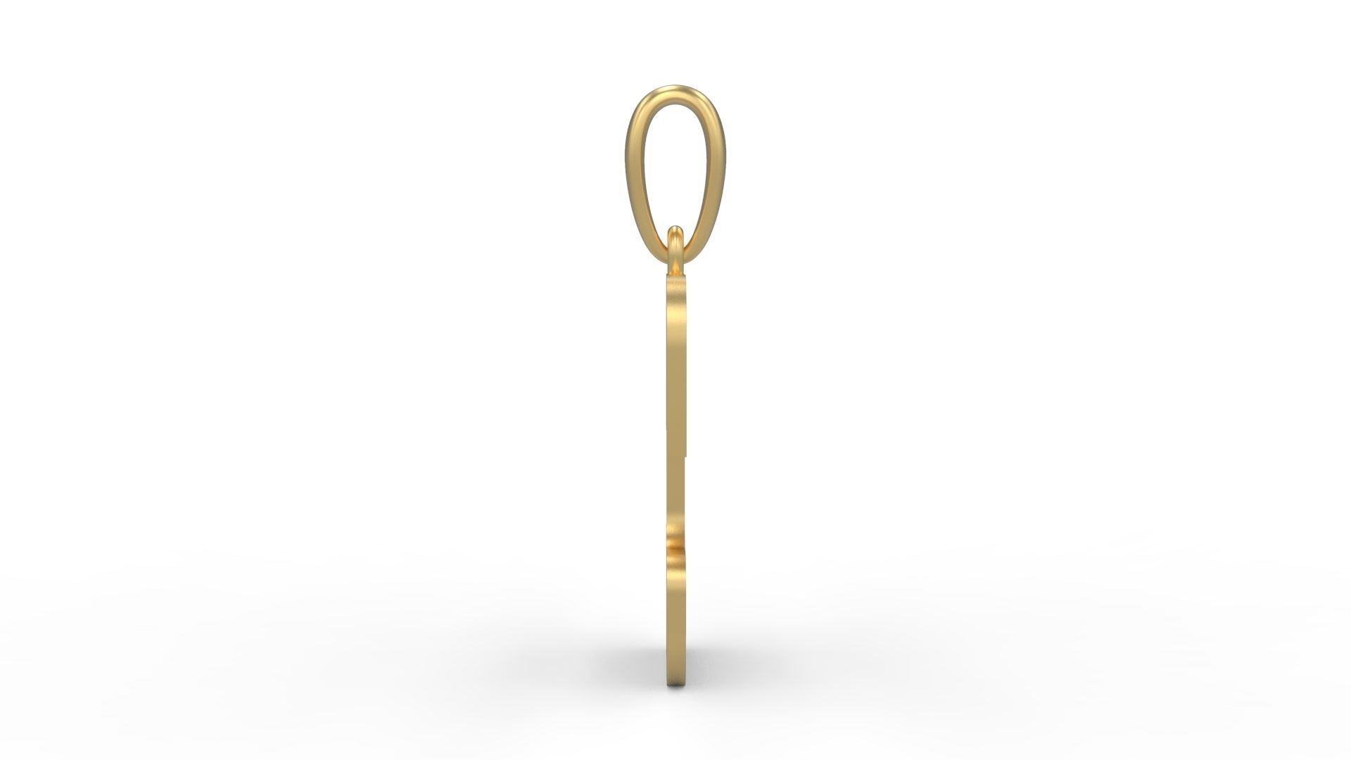 Initial Letters Pendant Discomobile 1972 T 3D print model_2