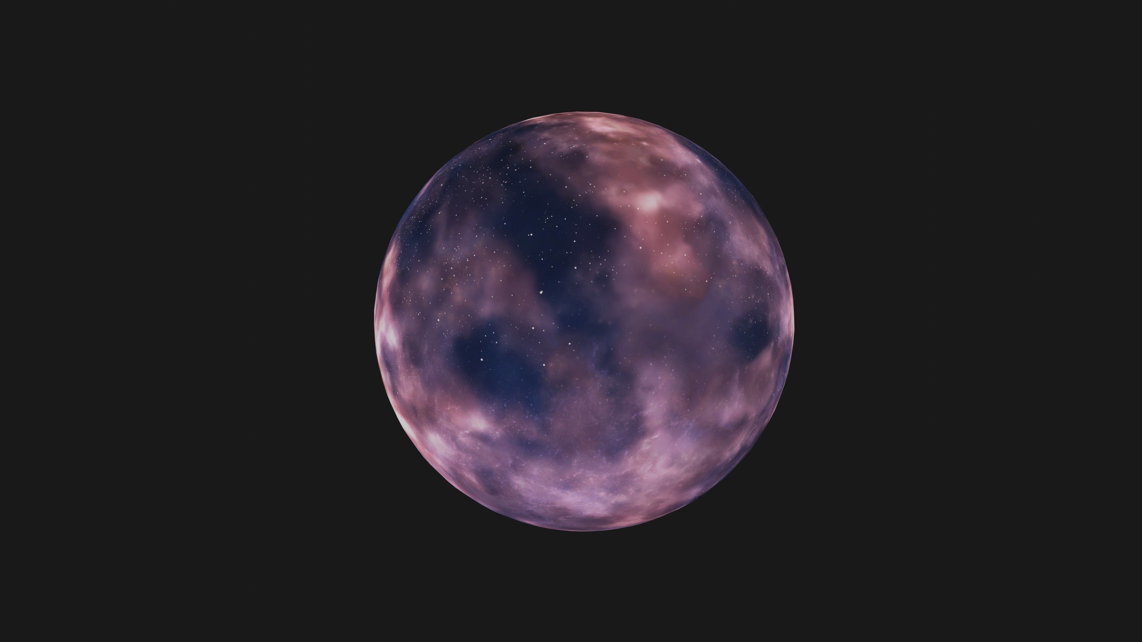 VR 360 extreme space environment - HDRI Panoramic Sky v21 Low-poly 3D model_12