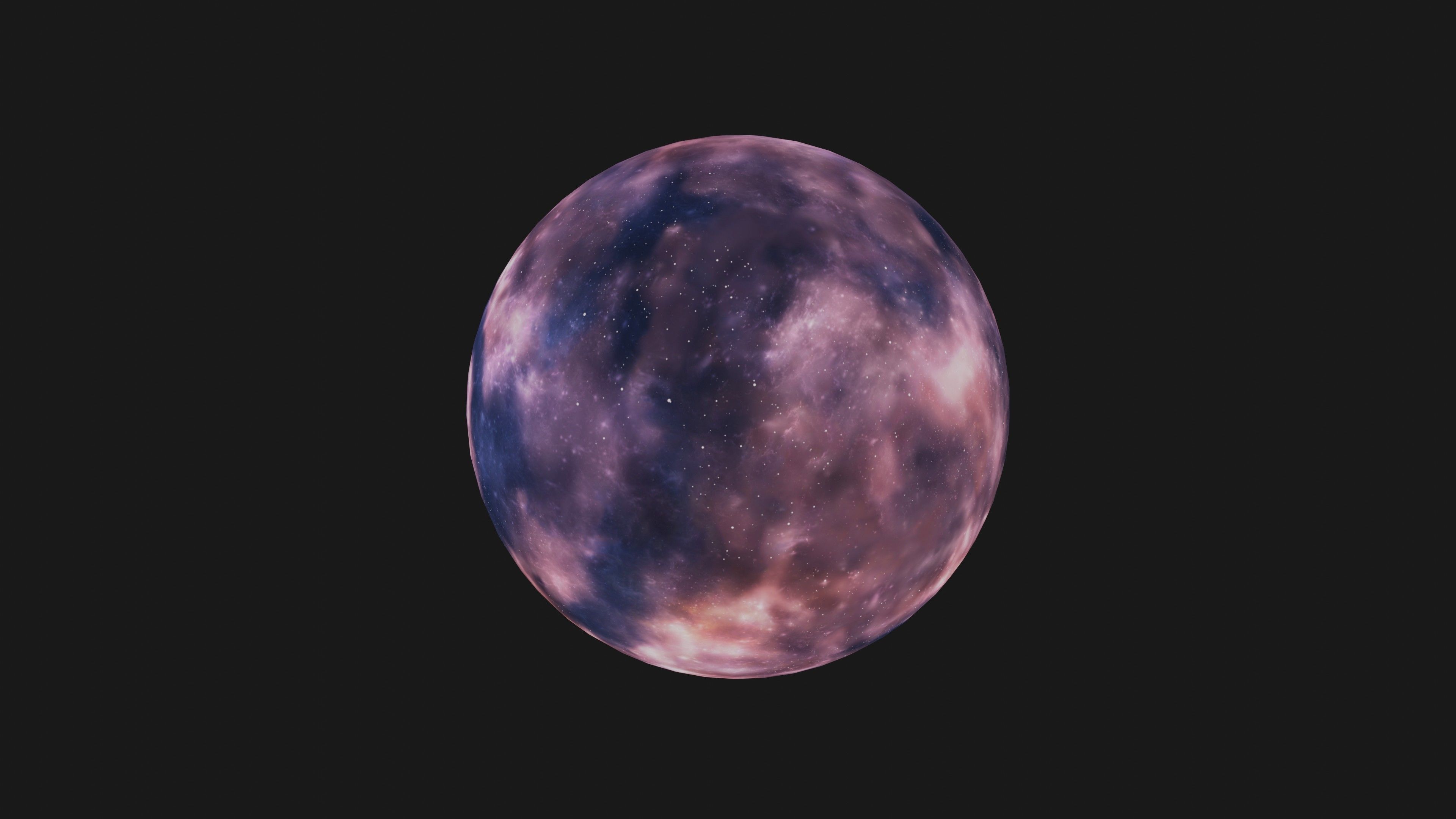 VR 360 extreme space environment - HDRI Panoramic Sky v21 Low-poly 3D model_13